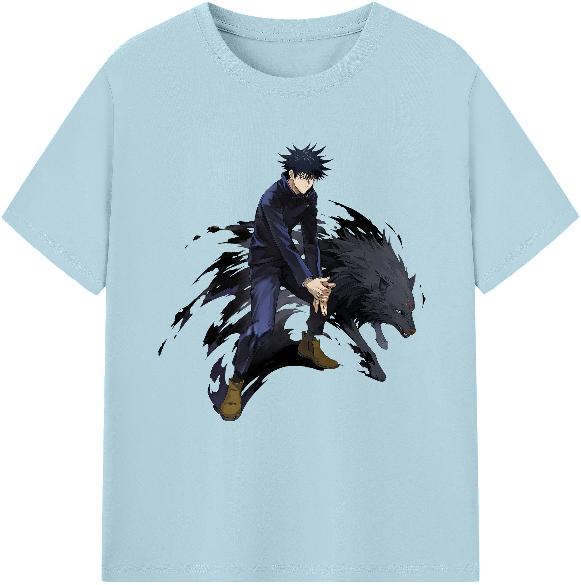 （画像用） 呪術廻戦 Jujutsu Kaisen 綿100％半袖Tシャツ（フロントプリント）